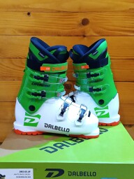 LYŽIARKY DALBELLO DRS 60 JR WHITE-RACE GREEN 24MP ---MODEL 2025---